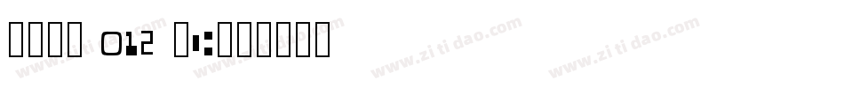 MICR 012 BT字体转换